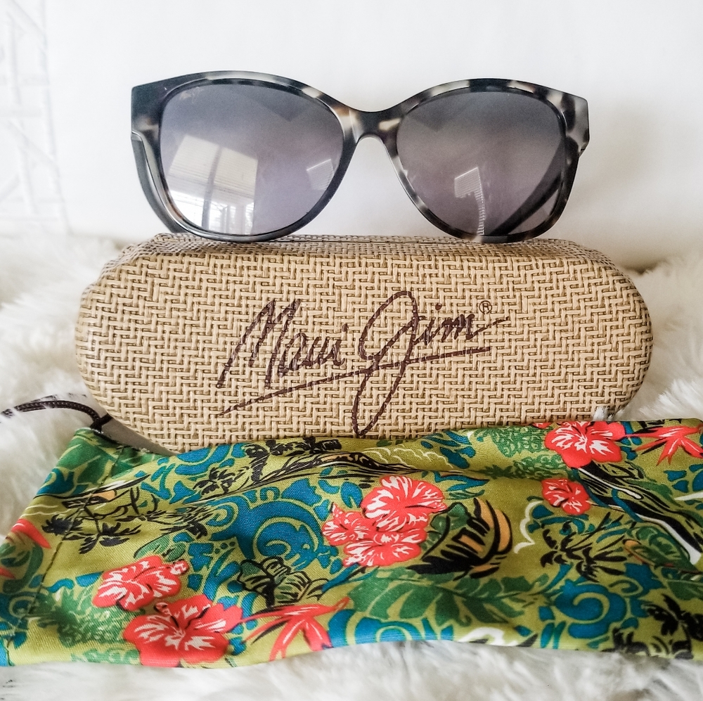 Maui Jim Summertime tortoise shell gray frames, polarized